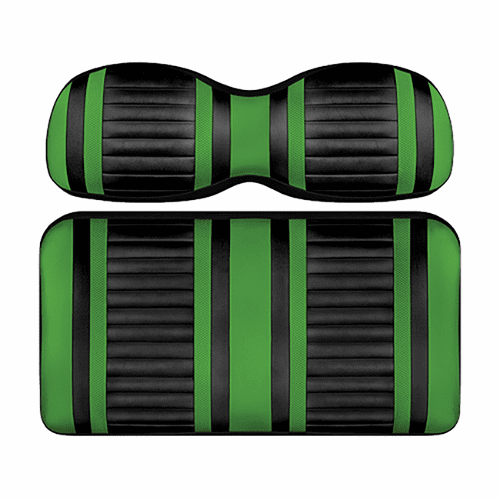 DoubleTake Extreme Seat Pod Cushion Set, E-Z-Go RXV 08+, Black/Lime
