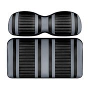 DoubleTake Extreme Seat Pod Cushion Set, E-Z-Go RXV 08+, Black/Silver