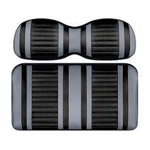 DoubleTake Extreme Seat Pod Cushion Set, E-Z-Go RXV 08+, Black/Silver