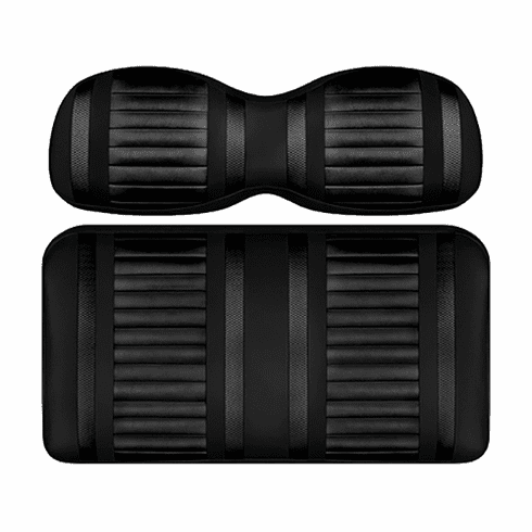 DoubleTake Extreme Seat Pod Cushion Set, E-Z-Go TXT 96+, Black/Black