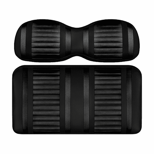 DoubleTake Extreme Seat Pod Cushion Set, E-Z-Go TXT 96+, Black/Black