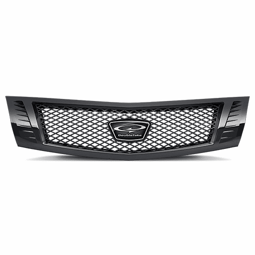 DoubleTake Grille, Phoenix Diamond, Black/Black, E-Z-Go RXV, Yamaha Drive2