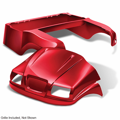 DoubleTake Phantom Body Kit with Grille, Club Car Precedent 04+, Ruby