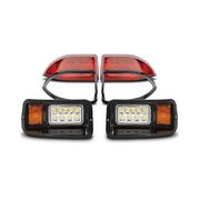 DoubleTake Phantom Standard LED Light Kit with Black Bezel, Club Car Precedent Gas 04+