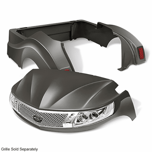 DoubleTake Phoenix Body Kit with Street Legal LED Light Kit, Yamaha Drive2, Graphite
