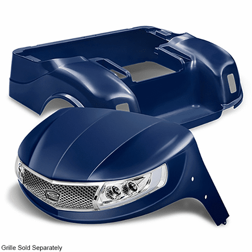 DoubleTake Phoenix Body Kit with Street Legal Light Kit, E-Z-Go TXT 96+, Navy
