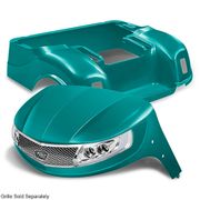 DoubleTake Phoenix Body Kit with Street Legal Light Kit, E-Z-Go TXT 96+, Teal