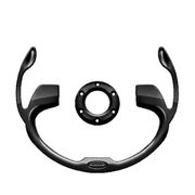 DoubleTake Pilot Steering Wheel Inserts, Universal, Black