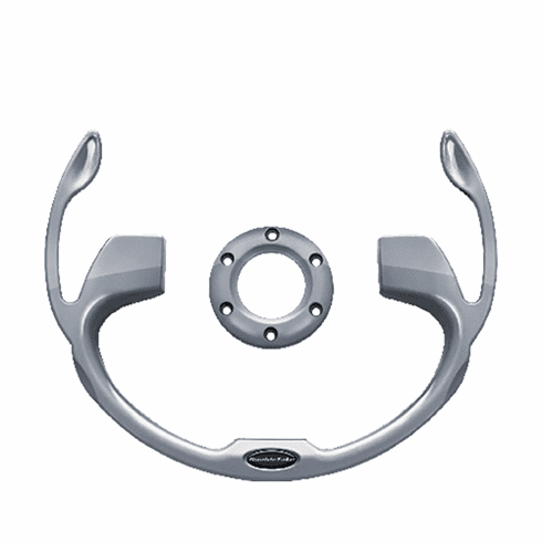 DoubleTake Pilot Steering Wheel Inserts, Universal, Silver