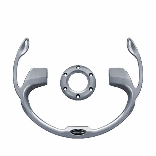 DoubleTake Pilot Steering Wheel Inserts, Universal, Silver