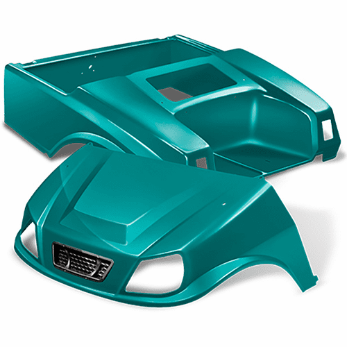 DoubleTake Spartan Body Kit with Grille, Club Car DS, Teal