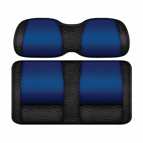 DoubleTake Veranda Front Cushion Set, Club Car DS New Style 00+, Black/Blue