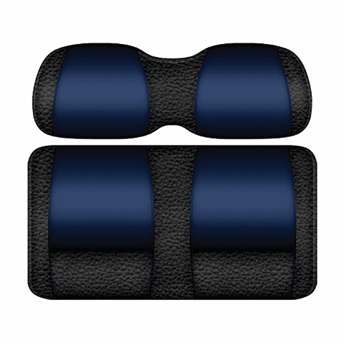 DoubleTake Veranda Front Cushion Set, Club Car DS New Style 00+, Black/Navy