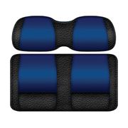 DoubleTake Veranda Front Cushion Set, E-Z-Go RXV 08+, Black/Blue