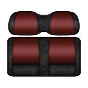 DoubleTake Veranda Front Cushion Set, E-Z-Go RXV 08+, Black/Burgundy