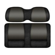 DoubleTake Veranda Front Cushion Set, E-Z-Go RXV 08+, Black/Graphite