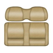 DoubleTake Veranda Front Cushion Set, E-Z-Go RXV 08+, Sand/Sand