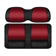 DoubleTake Veranda Front Cushion Set, E-Z-Go TXT 96+, Black/Ruby