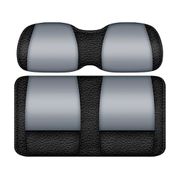 DoubleTake Veranda Front Cushion Set, E-Z-Go TXT 96+, Black/Silver