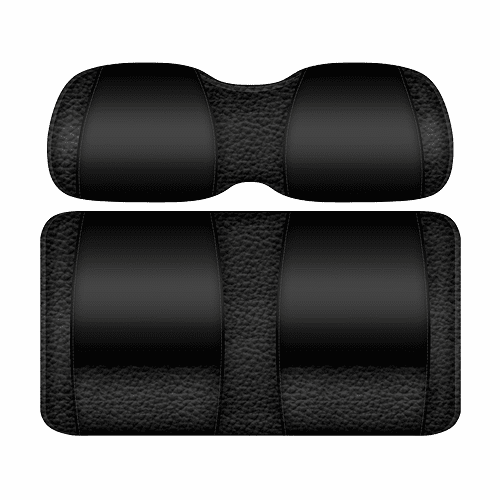 DoubleTake Veranda Front Cushion Set, Yamaha Drive2, Black/Black