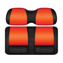 DoubleTake Veranda Rear Cushion Set, Universal, Black/Orange