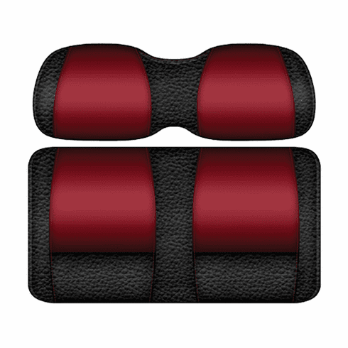 DoubleTake Veranda Rear Cushion Set, Universal, Black/Ruby