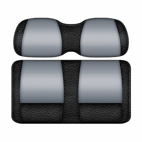 DoubleTake Veranda Rear Cushion Set, Universal, Black/Silver