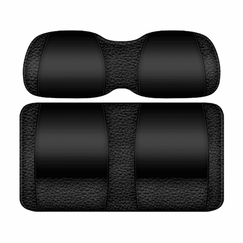 DoubleTake Veranda Seat Pod Cushion Set, Club Car DS New Style 00+, Black/Black