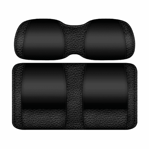 DoubleTake Veranda Seat Pod Cushion Set, Club Car DS New Style 00+, Black/Black