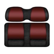 DoubleTake Veranda Seat Pod Cushion Set, E-Z-Go TXT 96+, Black/Burgundy