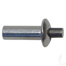 Drive Rivet, BAG OF 100, Aluminum, Small Head 3/16x.410x.460 hd dia