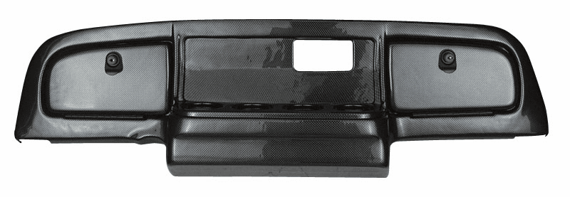 E-Z-GO TXT 94-13 Dash Carbon Fiber w/cup hldrs-CF Doors