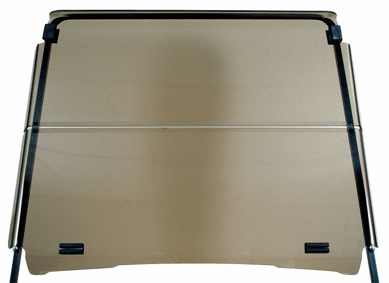 E-Z-GO TXT 94+ Windshield Hinged with Wings bumper 1/4"