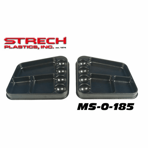 E-Z-GO TXT94+ Golf Cart Organizer Black ABS