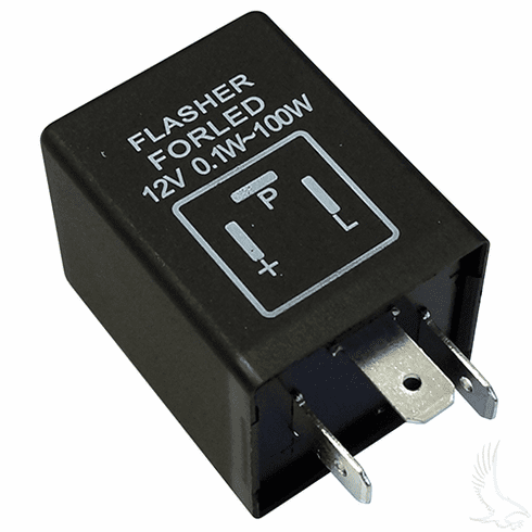 Electronic Flasher, 3 Prong, Low Draw