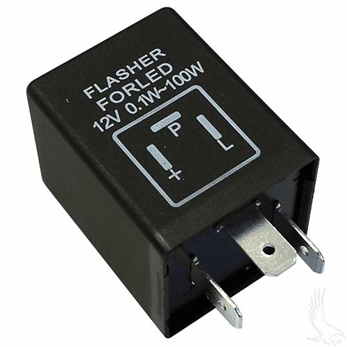 Electronic Flasher, 3 Prong, Low Draw