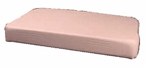 EZGO Marathon White Seat Bottom Cushion Assembly (Fits 1973-1994)
