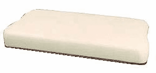 EZGO Medalist/TXT White Seat Bottom Cushion Assembly (Fits 1994-2013)
