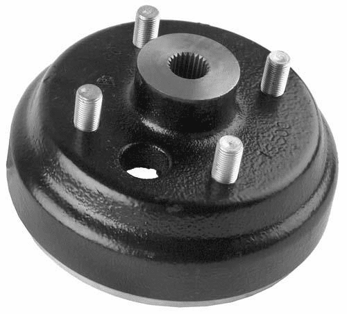 EZGO OEM Brake Drum w/ Wheel Lugs (Years 1975-Up)
