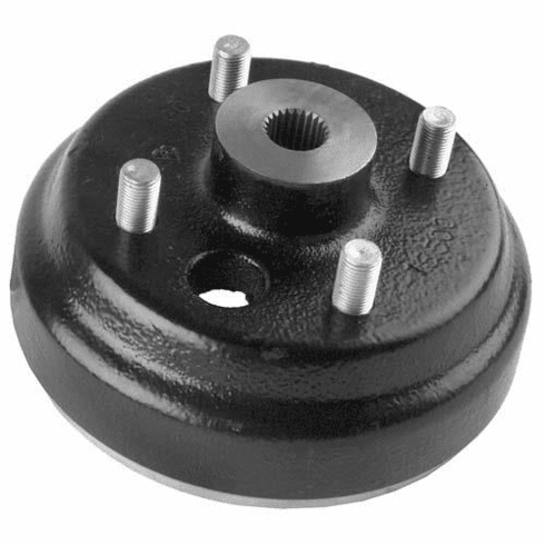 EZGO OEM Brake Drum w/ Wheel Lugs (Years 1975-Up)
