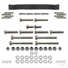 RHOX Replacement Hardware, SS Seat Kit, Club Car DS