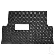 Floor Mat, Diamond Plate Rubber, Black, Club Car Tempo, Onward, Precedent 04+