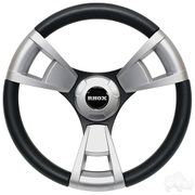 Fontana Steering Wheel, Brushed, E-Z-Go Hub