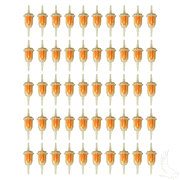 Fuel Filter, BAG OF 50, E-Z-Go TXT 94+, RXV, Club Car 92+, Yamaha G1 78-89, G14/16/20-Drive 4 Cy 94+