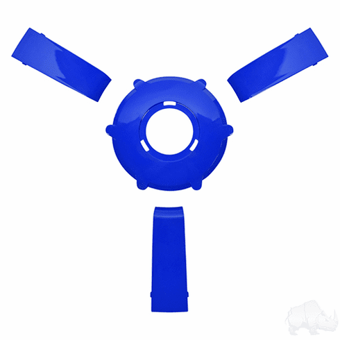 Giazza Steering Wheel Insert Kit, Blue