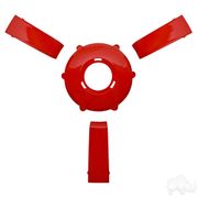 Giazza Steering Wheel Insert Kit, Red
