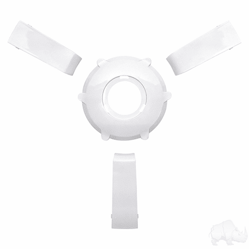Giazza Steering Wheel Insert Kit, White