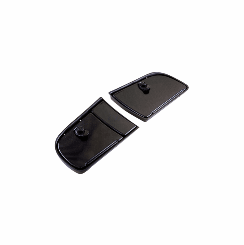 GLOVE BOX DOOR SET EZ TXT ALL YEARS - CARBON FIBER