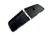 GLOVE BOX DOOR SET OASIS 4-F SERIES - BLACK