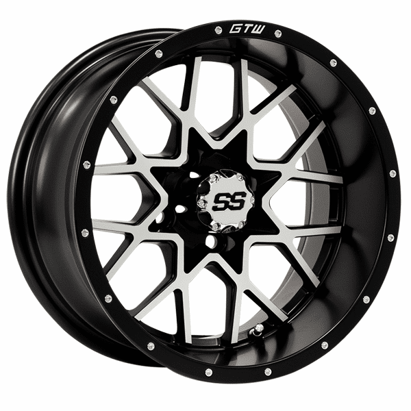 GTW 14"  Vortex Wheel Matte Black/Machined